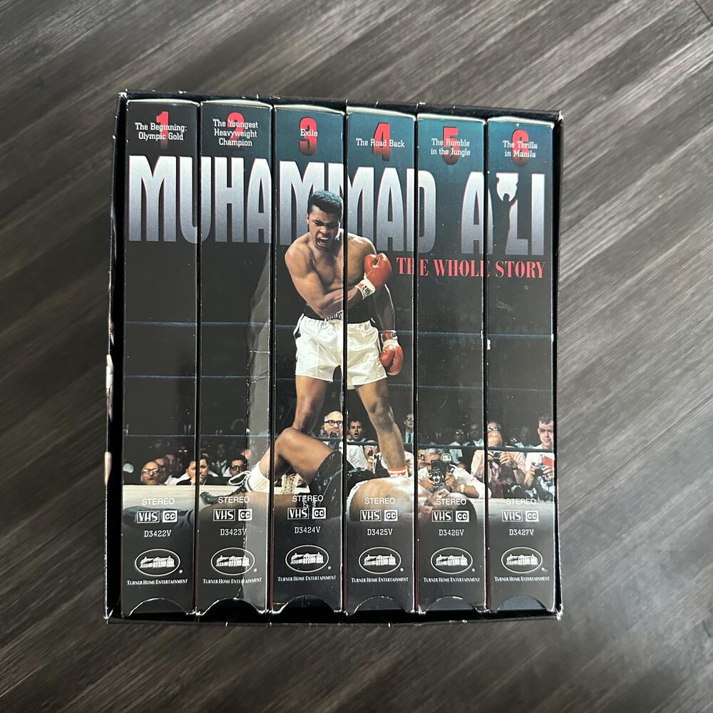 Vintage Muhammad Ali 'The Whole Story' Box Set VHS